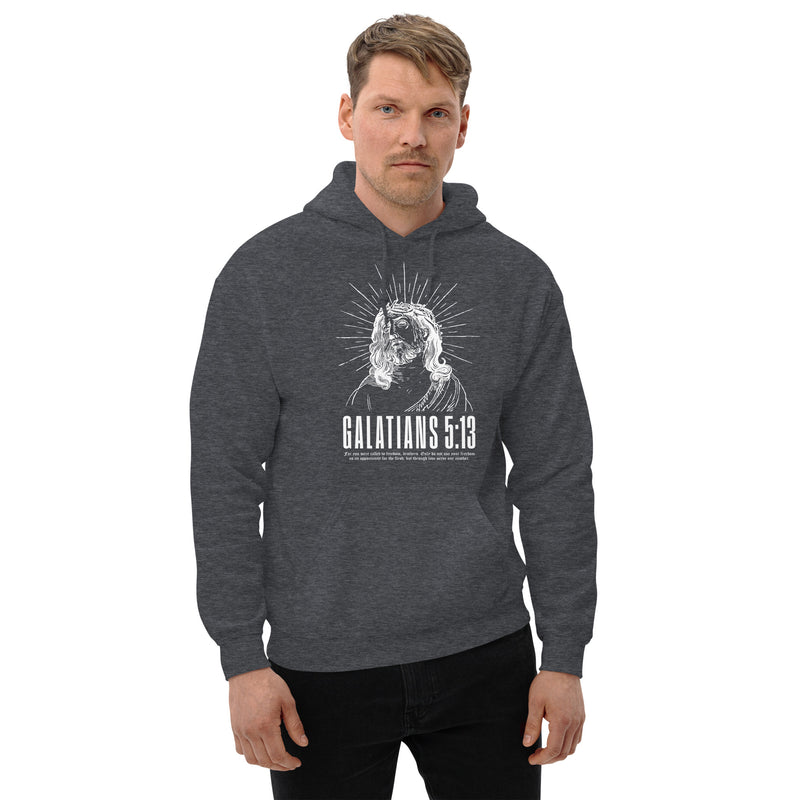 Load image into Gallery viewer, Galatians 5:13 - Unisex Hoodie