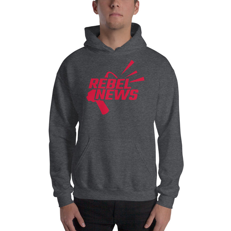 Load image into Gallery viewer, Rebel Bullhorn Logo Unisex Hoodie