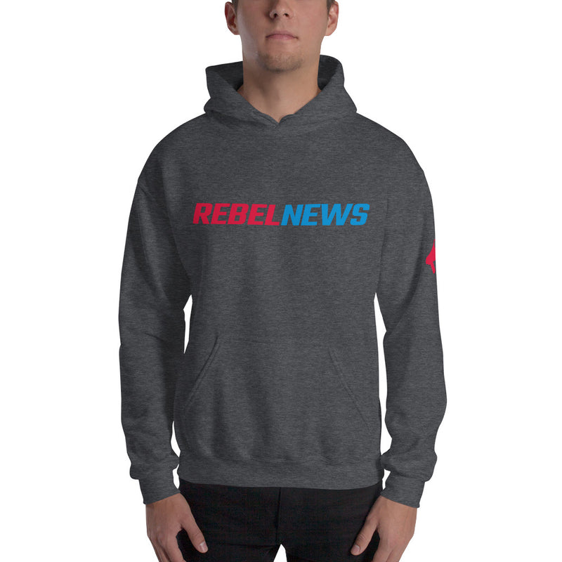 Load image into Gallery viewer, Rebel Typography Logo- Unisex Hoodie