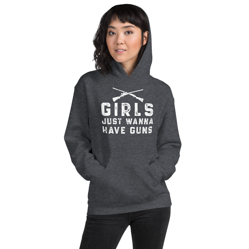 Load image into Gallery viewer, Girls Just Wanna Have Guns-Unisex Hoodie