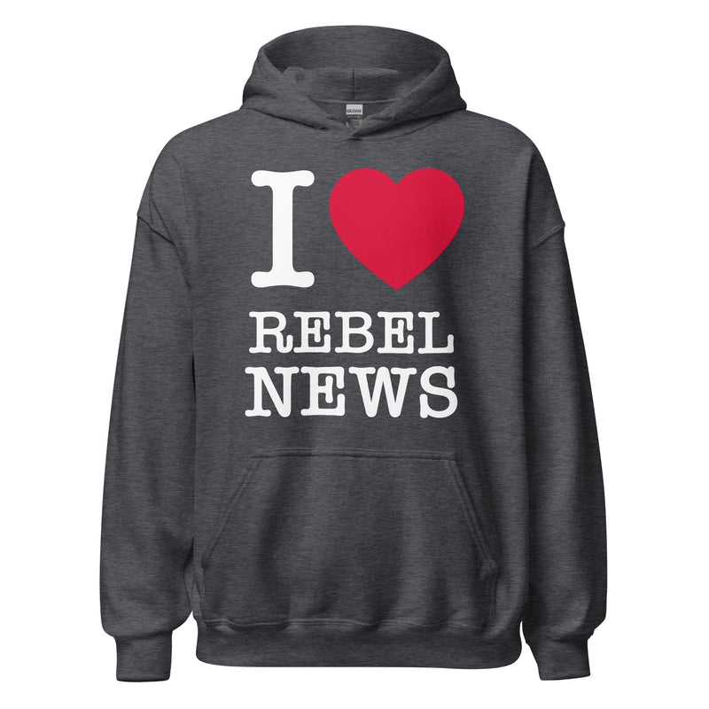 Load image into Gallery viewer, I Heart Rebel News- Unisex Hoodie