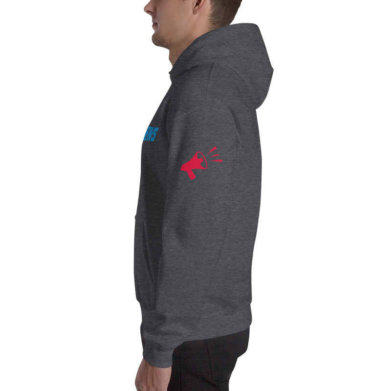 Load image into Gallery viewer, Rebel Typography Logo- Unisex Hoodie