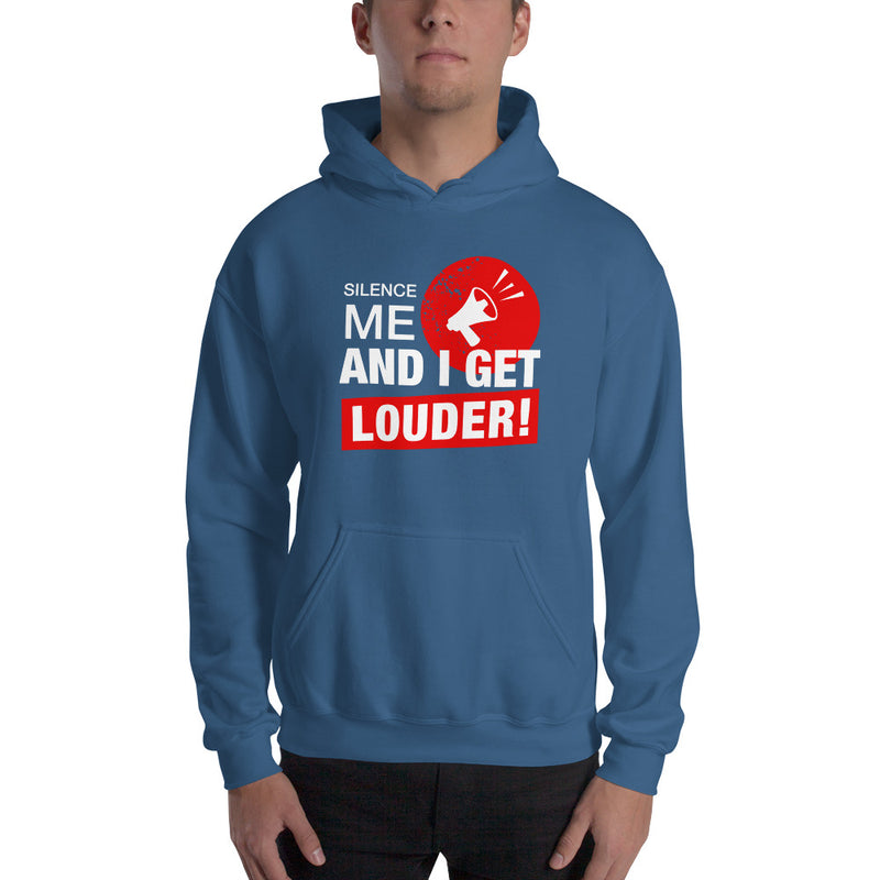 Load image into Gallery viewer, Silence Me And I Get Louder Rebel -Unisex Hoodie
