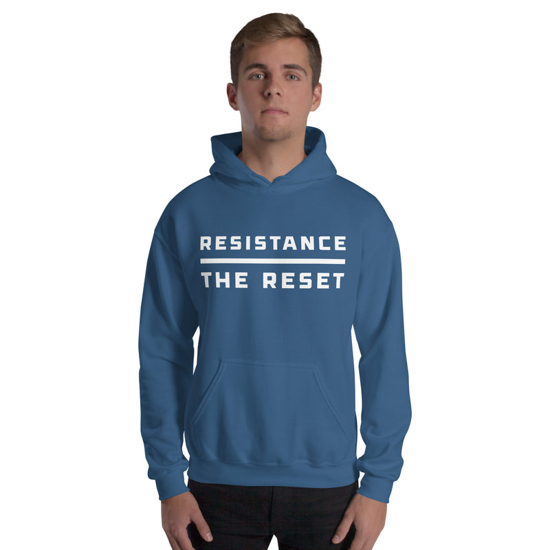 Load image into Gallery viewer, Resistance Over The Reset- Unisex Hoodie