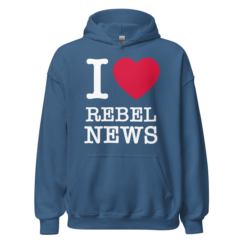 Load image into Gallery viewer, I Heart Rebel News- Unisex Hoodie