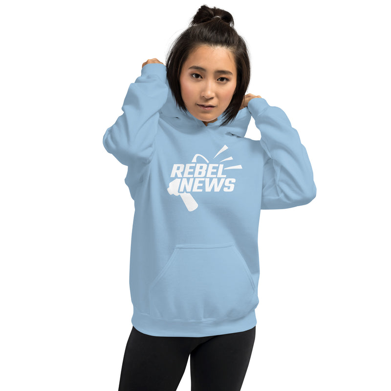 Load image into Gallery viewer, Rebel Bullhorn Logo Unisex Hoodie