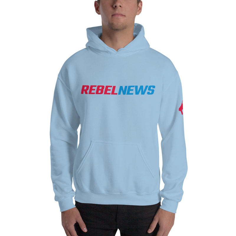 Load image into Gallery viewer, Rebel Typography Logo- Unisex Hoodie