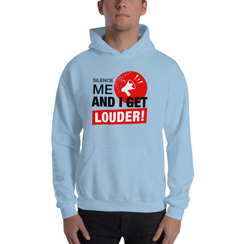 Load image into Gallery viewer, Silence Me And I Get Louder Rebel -Unisex Hoodie