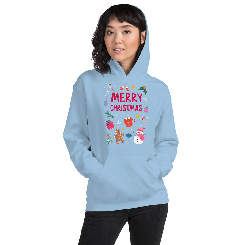 Load image into Gallery viewer, Whimsical Women's Christmas- Unisex Hoodie