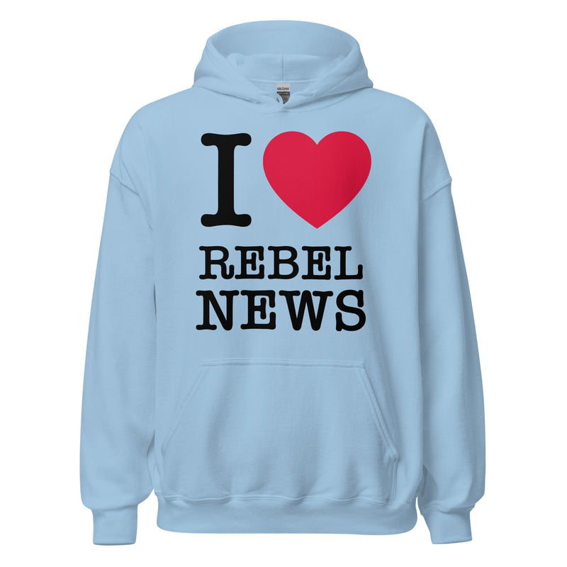 Load image into Gallery viewer, I Heart Rebel News- Unisex Hoodie