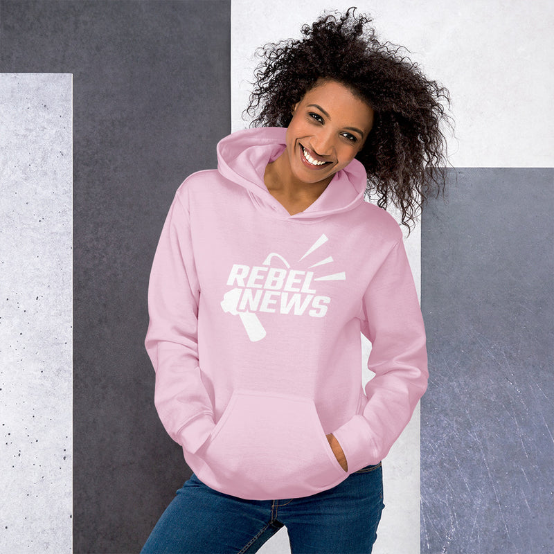 Load image into Gallery viewer, Rebel Bullhorn Logo Unisex Hoodie