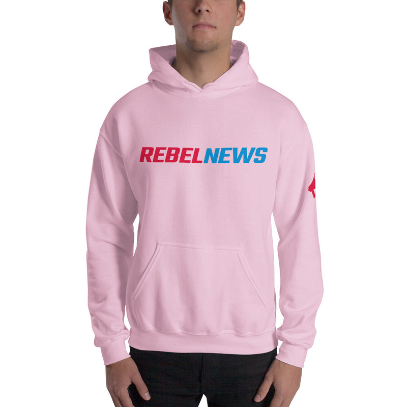 Load image into Gallery viewer, Rebel Typography Logo- Unisex Hoodie
