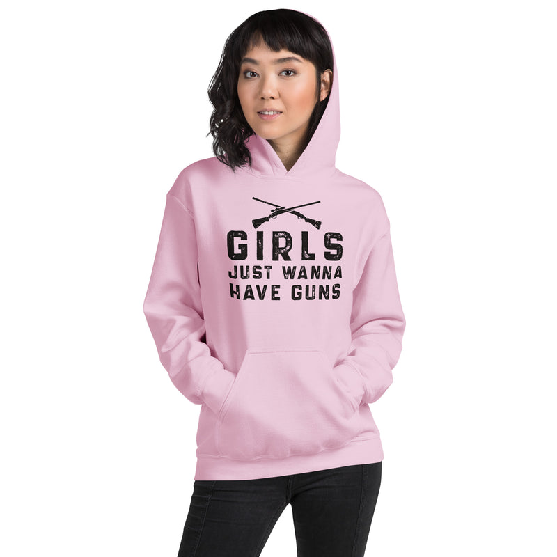 Load image into Gallery viewer, Girls Just Wanna Have Guns-Unisex Hoodie