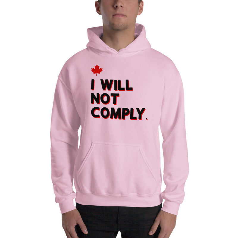 Load image into Gallery viewer, I Will Not Comply Maple Leaf-Unisex Hoodie