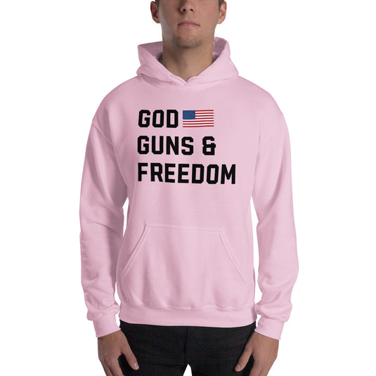 God, Guns & Freedom America-Unisex Hoodie