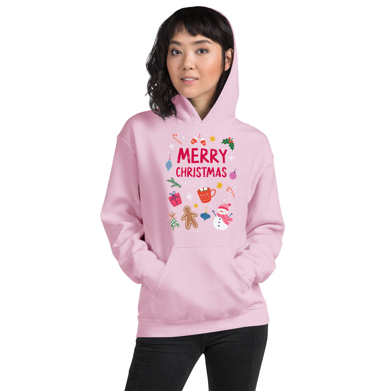 Load image into Gallery viewer, Whimsical Women's Christmas- Unisex Hoodie