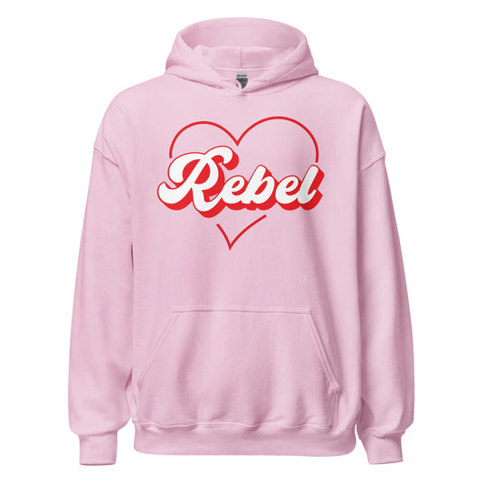 Rebel At Heart- Unisex Hoodie