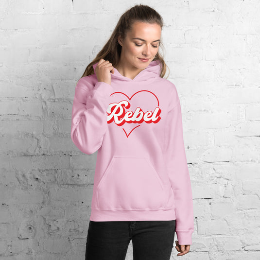 Rebel At Heart- Unisex Hoodie