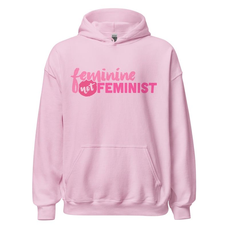 Load image into Gallery viewer, Feminine Not Feminist- Unisex Hoodie