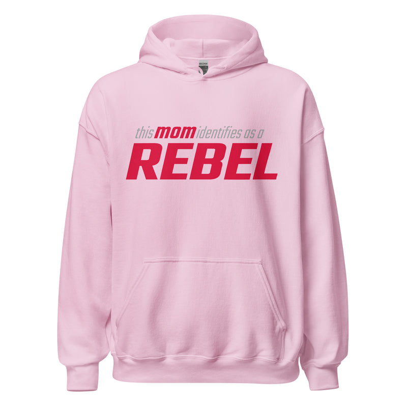 Load image into Gallery viewer, This Mom Identifies as a Rebel- Unisex Hoodie