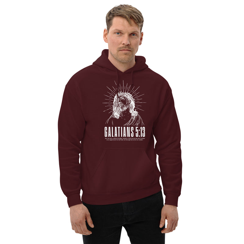 Load image into Gallery viewer, Galatians 5:13 - Unisex Hoodie