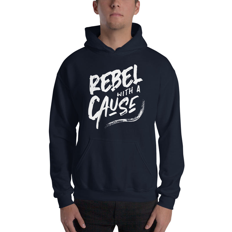 Load image into Gallery viewer, Rebel With A Cause Grunge- Unisex Hoodie