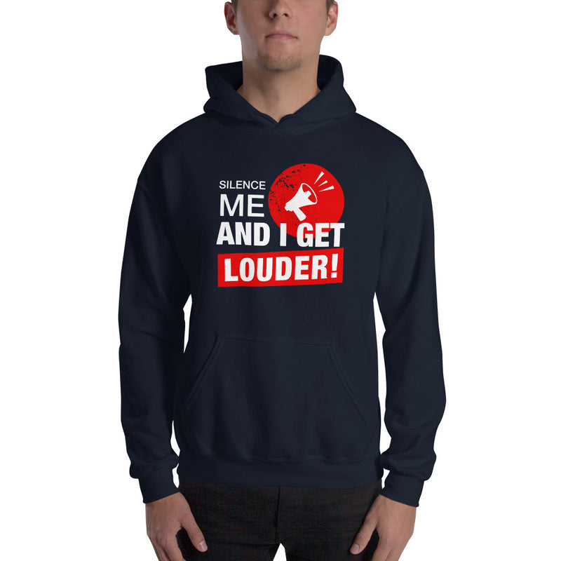 Load image into Gallery viewer, Silence Me And I Get Louder Rebel -Unisex Hoodie