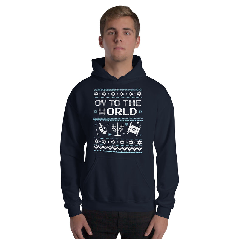 Load image into Gallery viewer, Oy To The World- Unisex Hoodie