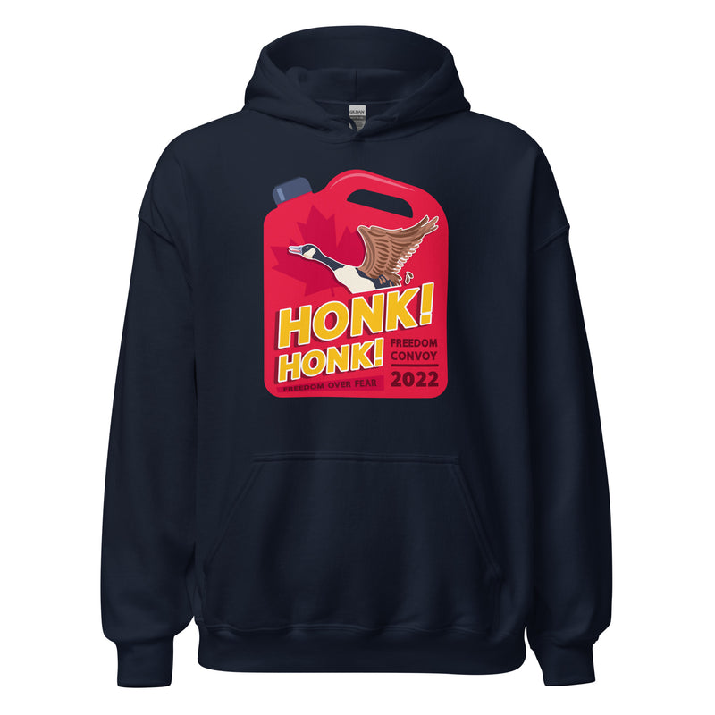 Load image into Gallery viewer, Honk! Honk! Jerrycan Goose- Unisex Hoodie