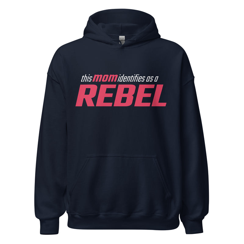Load image into Gallery viewer, This Mom Identifies as a Rebel- Unisex Hoodie