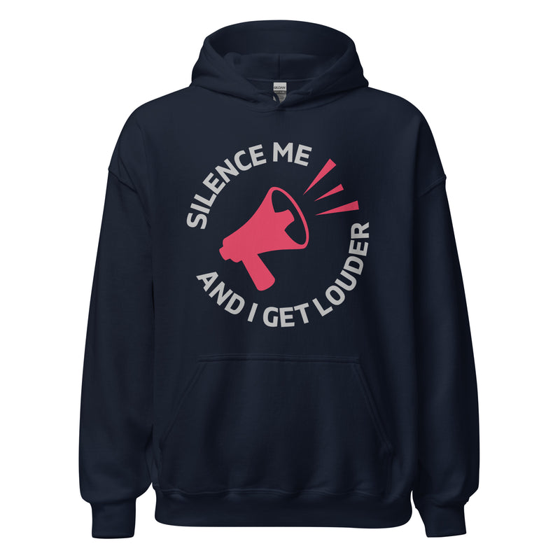 Load image into Gallery viewer, Silence Me and I Get Louder Rebel Horn- Unisex Hoodie