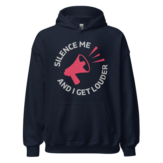 Silence Me and I Get Louder Rebel Horn- Unisex Hoodie