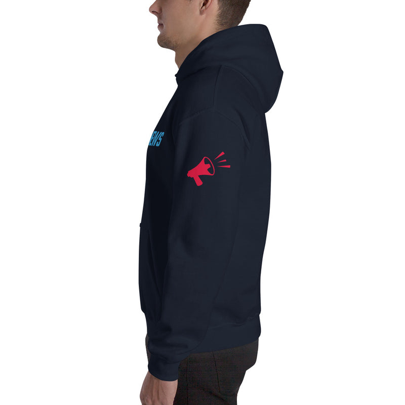 Load image into Gallery viewer, Rebel Typography Logo- Unisex Hoodie