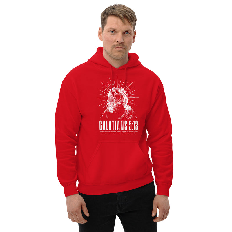 Load image into Gallery viewer, Galatians 5:13 - Unisex Hoodie