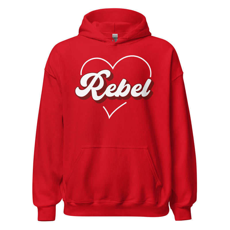 Load image into Gallery viewer, Rebel At Heart- Unisex Hoodie