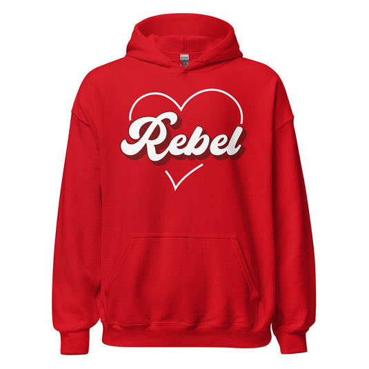 Rebel At Heart- Unisex Hoodie