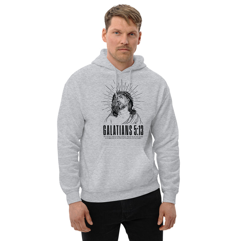 Load image into Gallery viewer, Galatians 5:13 - Unisex Hoodie