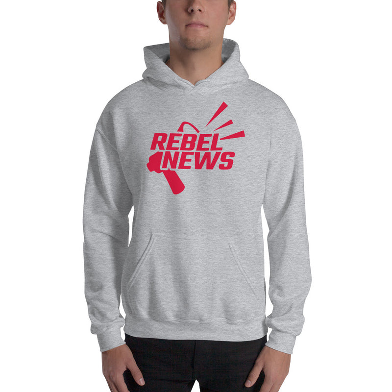 Load image into Gallery viewer, Rebel Bullhorn Logo Unisex Hoodie