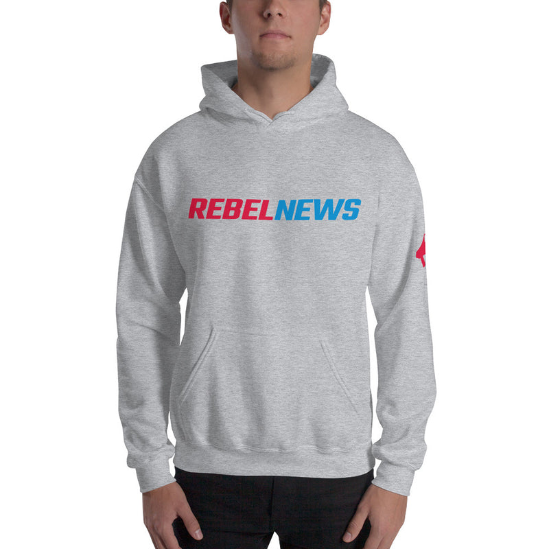Load image into Gallery viewer, Rebel Typography Logo- Unisex Hoodie