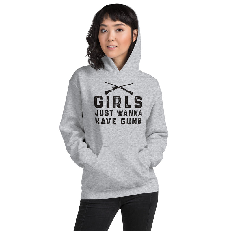 Load image into Gallery viewer, Girls Just Wanna Have Guns-Unisex Hoodie