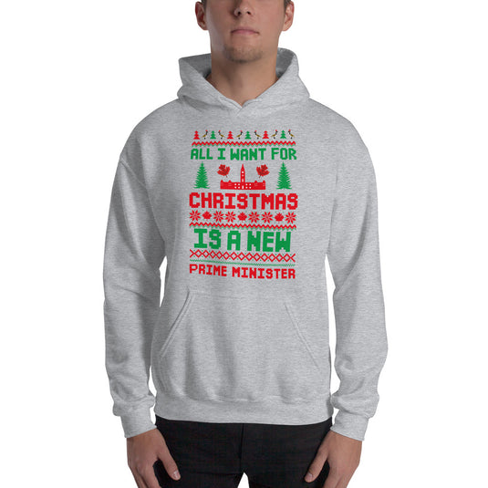 All I Want For Christmas Is A New Prime Minister Unisex Hoodie