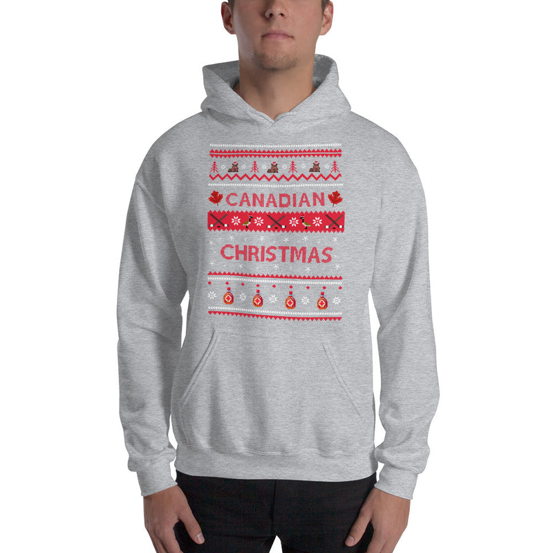 Load image into Gallery viewer, Canadian Christmas Unisex Hoodie