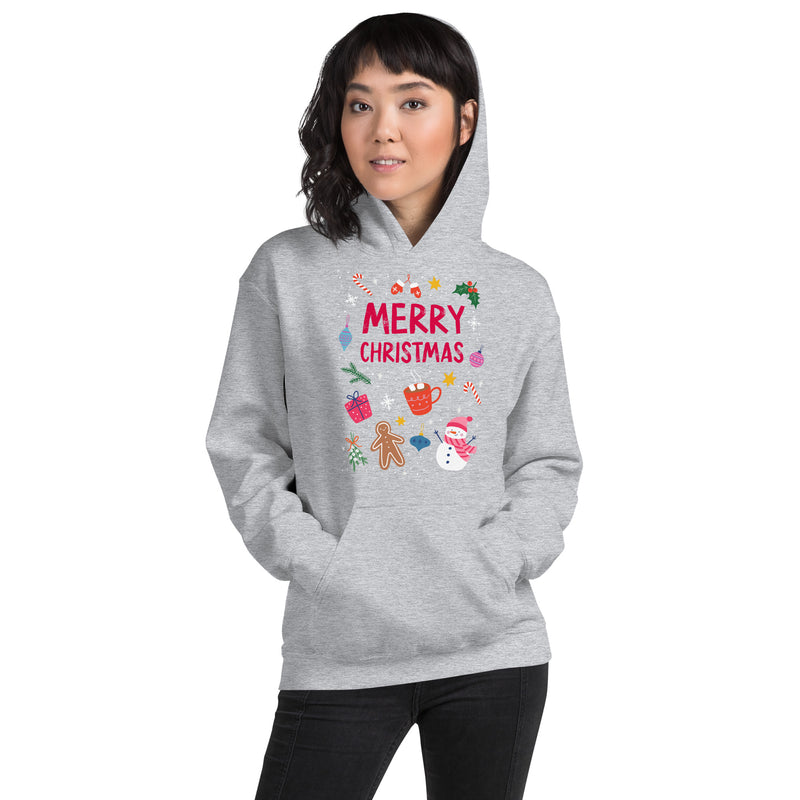 Load image into Gallery viewer, Whimsical Women's Christmas- Unisex Hoodie