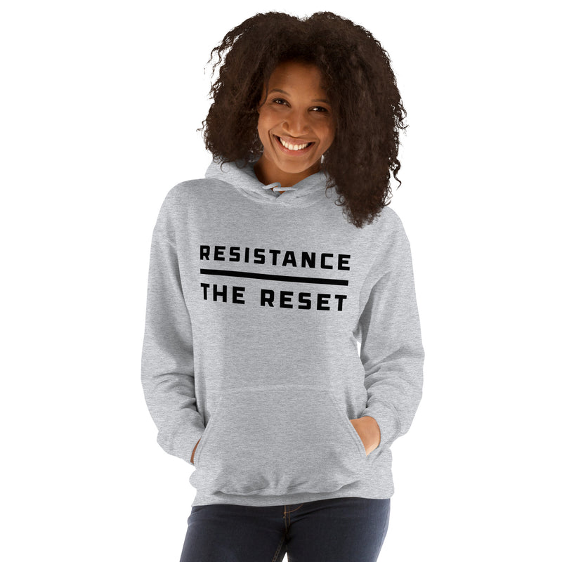 Load image into Gallery viewer, Resistance Over The Reset- Unisex Hoodie