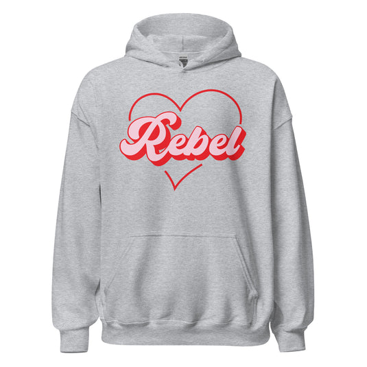 Rebel At Heart- Unisex Hoodie