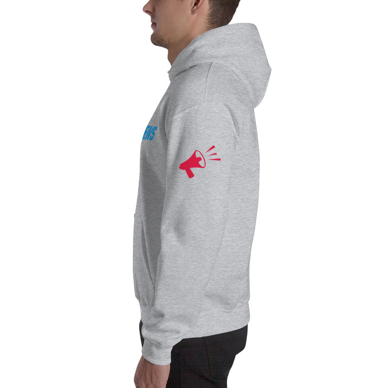 Load image into Gallery viewer, Rebel Typography Logo- Unisex Hoodie