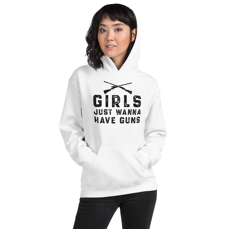 Load image into Gallery viewer, Girls Just Wanna Have Guns-Unisex Hoodie