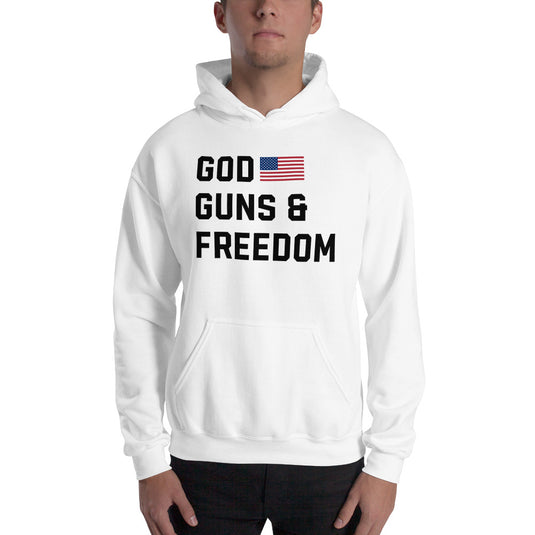 God, Guns & Freedom America-Unisex Hoodie