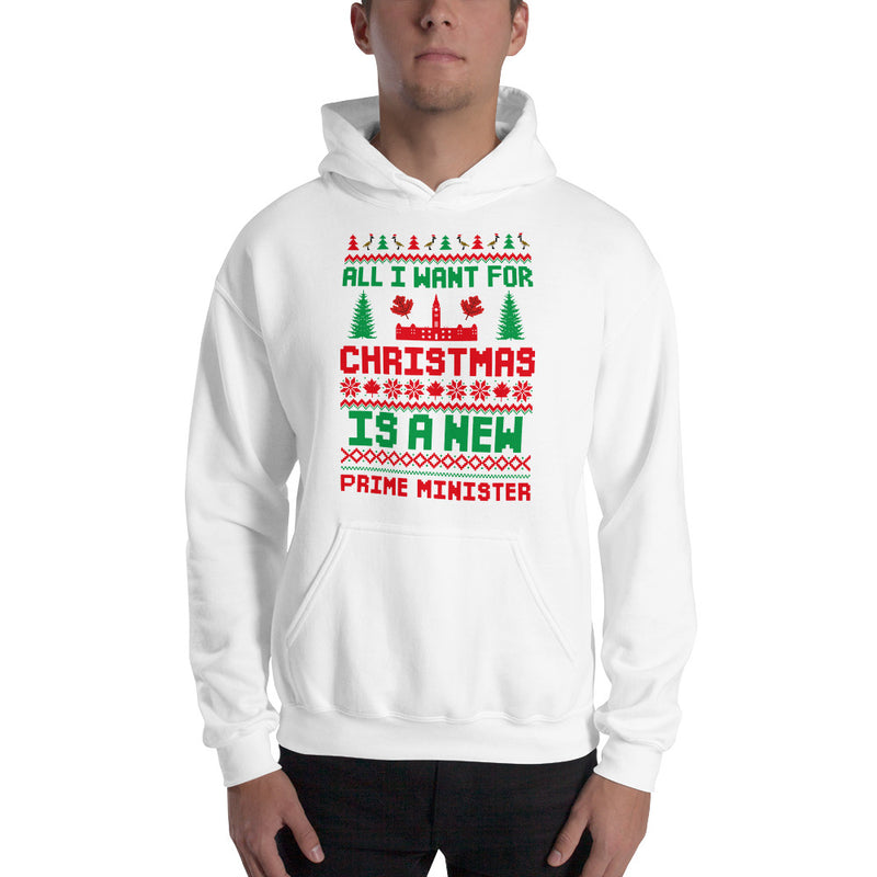 Load image into Gallery viewer, All I Want For Christmas Is A New Prime Minister Unisex Hoodie