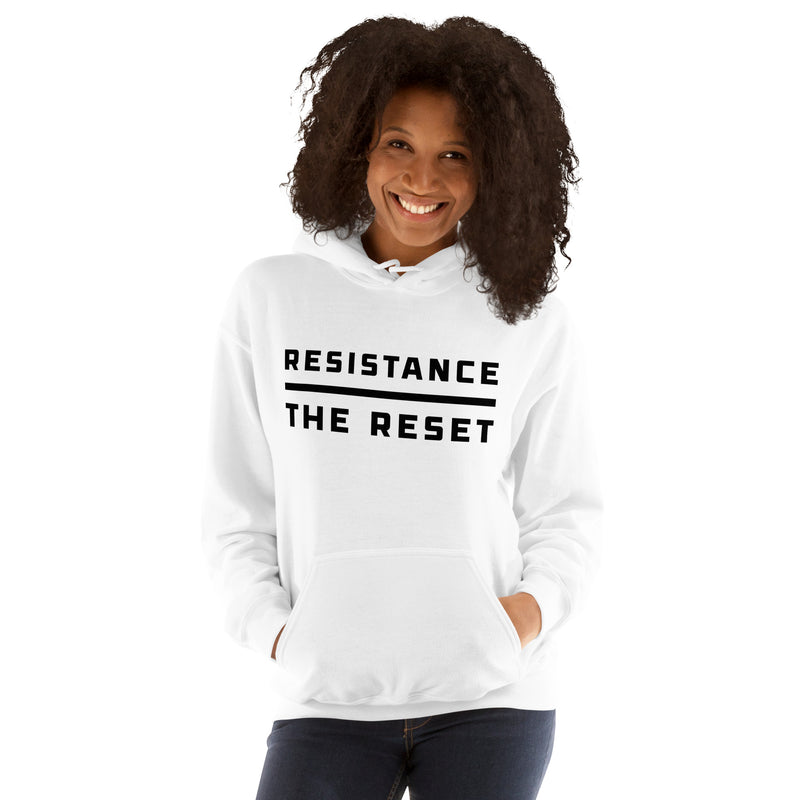 Load image into Gallery viewer, Resistance Over The Reset- Unisex Hoodie